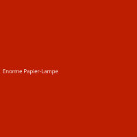 Enorme Papier-Lampe