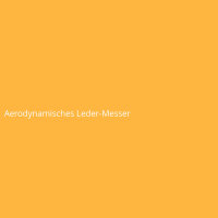 Aerodynamisches Leder-Messer