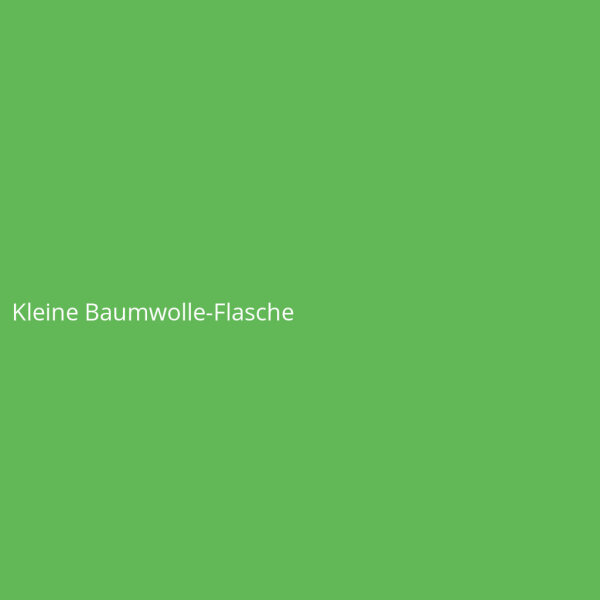 Kleine Baumwolle-Flasche