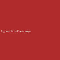 Ergonomische Eisen-Lampe