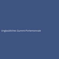 Unglaubliches Gummi-Portemonnaie